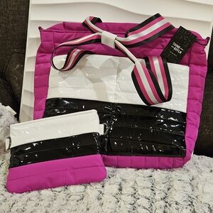 Think Royln Colorblock Tote & Crossbody Bundle